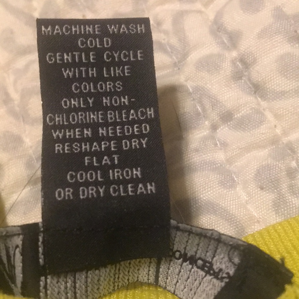 INC Stretchy Chartreuse floral neck tank - Picture 7 of 9